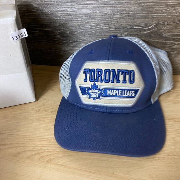 Toronto Maple Leafs Hat Cap Snapback Blue CCM Pro OK'd NHL Hockey - Picture 10 of 10
